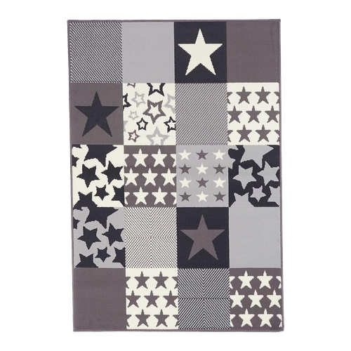 Tapis Enfant 60x110 Rectangle Tissé Crème Lyn1 Caretoile