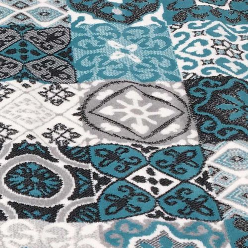 Tapis Chambre 80x150 Tissé Vert D'eau Rectangle Lyn1 Faian