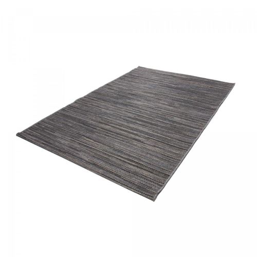 Tapis Extérieur 120x170 Tissé Kilim Gris Et Marron Lyn45 Sunsau
