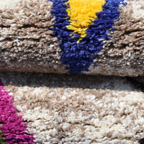 Tapis Berbère 120x170 Tissé Motif Ethnic Lyn5 Essaro Gris Et Rouge