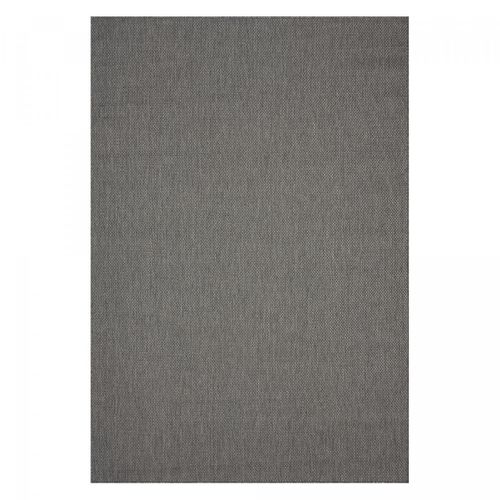 Tapis Extérieur 80x150 Tissé Kilim Anthracite Gegia