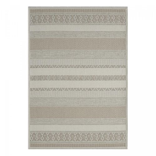 Tapis Exterieur Cancun Ex Beige 80x150 En Polypropylène Doux Et Soyeux