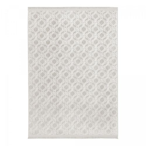 Tapis Couloir 80x280 Tissé Beige Rectangle Motif Géométrique Periu