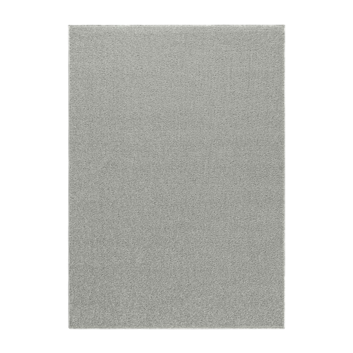 Tapis Salon 200x290 Tissé Crème Rectangle Motif Uni Soula