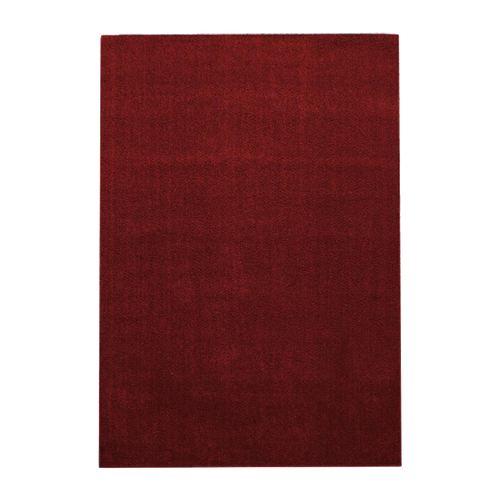 Tapis Salle à Manger 240x340 Tissé Rouge Rectangle Motif Uni Soula