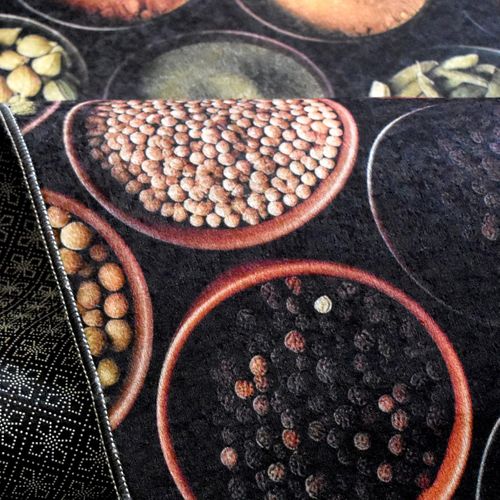 Tapis De Cuisine 50x80 Jaune Et Vert , Facile D'entretien Lyn11 Imo