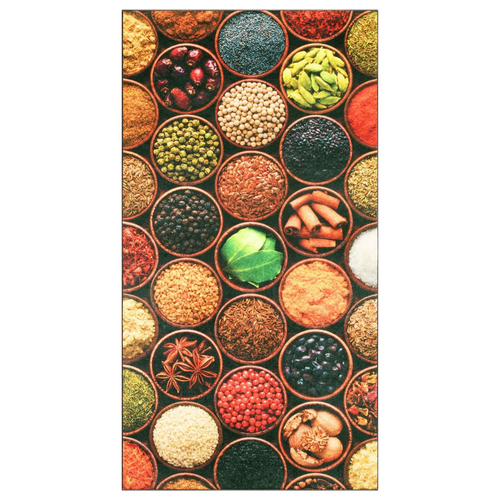 Tapis De Cuisine 50x80 Jaune Et Vert , Facile D'entretien Lyn11 Imo