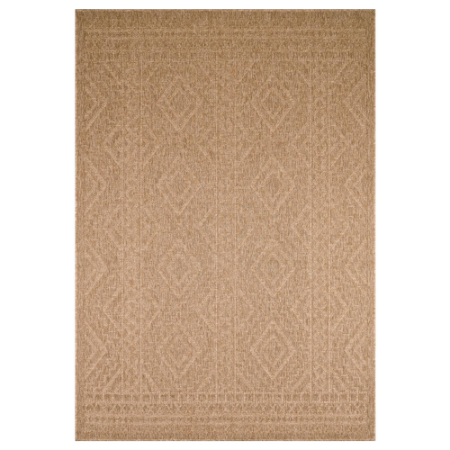 Tapis Extérieur 160x230 Tissé Kilim Beige Jute Art 3