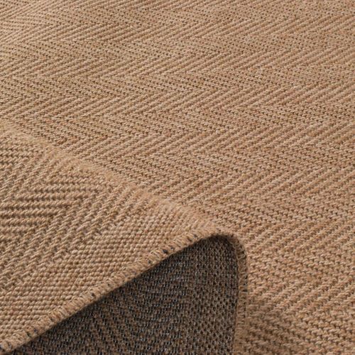 Tapis Extérieur 80x150 Tissé Kilim Beige Jute Art 4