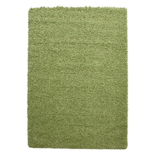 Tapis Poils Longs Shaggy 80x150 Rectangle Tissé Vert Motif Uni Uni L