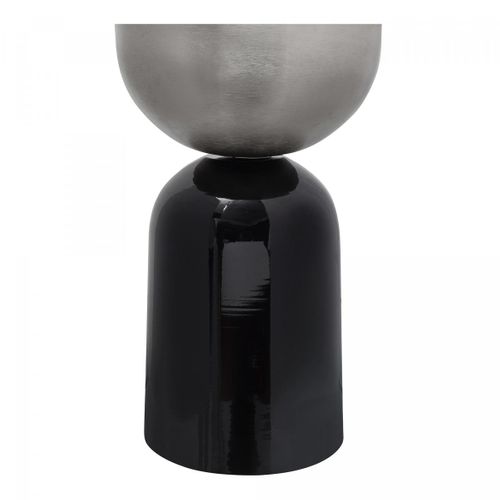 Pot De Fleurs Fait à La Main En Fer Popot 37x37x59 Gris Et Prune