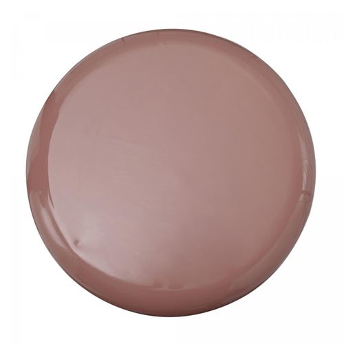 Table Basse Fait Main En Fer Motif Rétro-vintage Ela 52x52 Rose