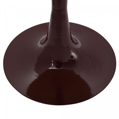 Table Basse Fait Main En Fer Motif Contemporain Exa 51x51 Crème