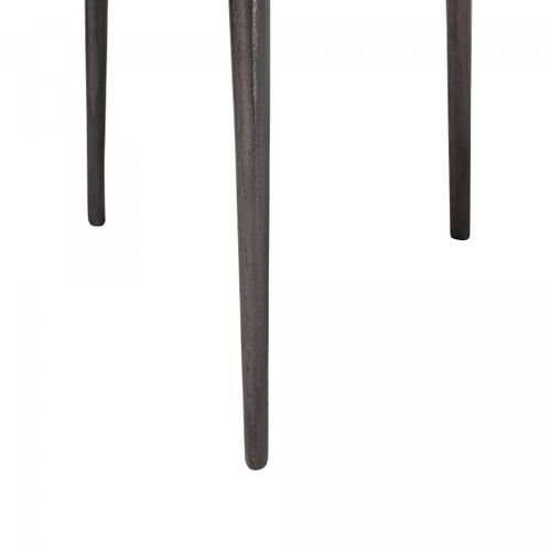 Table Basse Fait Main En Aluminium Esu 44x46 Gris