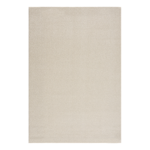 Tapis Chambre 120x170 Tissé Crème Rectangle Motif Uni Nossa