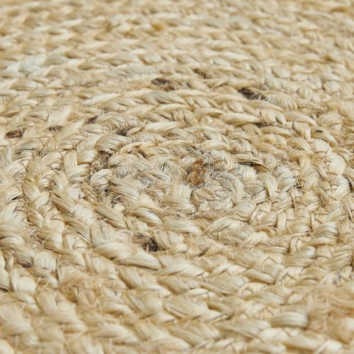 Tapis Jute Ø120cm Rond Tissé Beige Ago