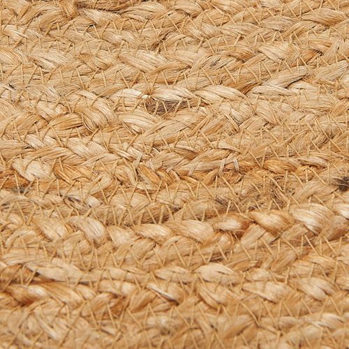 Tapis Rond Ø140cm Fait Main En Jute Motif Animaux Pour Chambre Jutebear