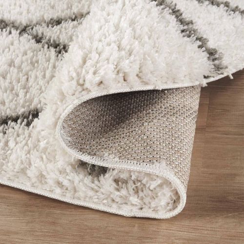 Tapis Berbère Rond Ø200cm Tissé Motif Ethnic Lyn4 Benyle à Crème