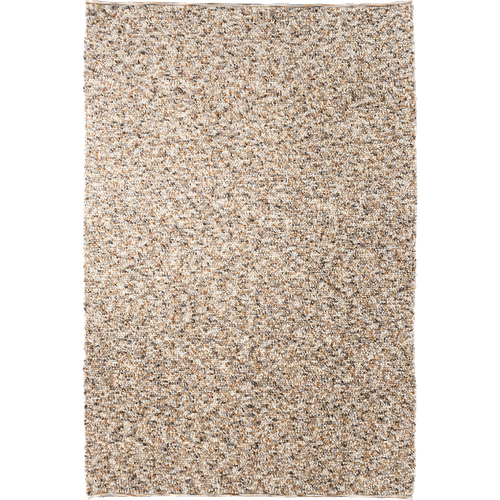 Tapis Salle De Jeux 200x300 Fait Main En Laine Beige Et Gris Motif Simple