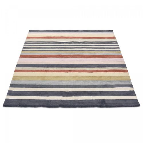 Tapis Chambre 170x240 Fait à La Main En Laine Mutlicolore Motif Géométrique