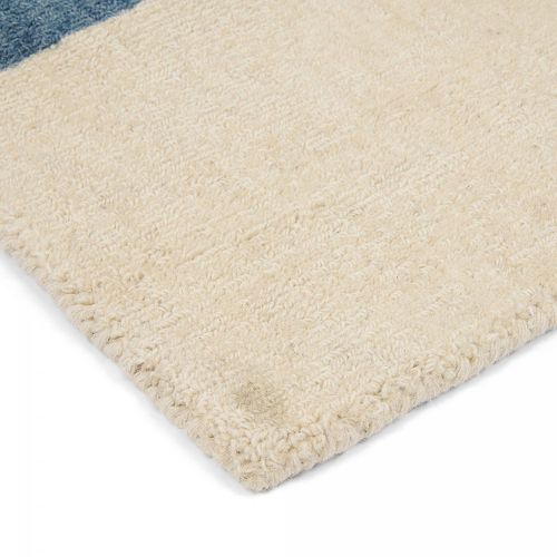 Tapis Chambre 160x230 Fait à La Main En Laine Beige Et Jaune Motif Abstrait