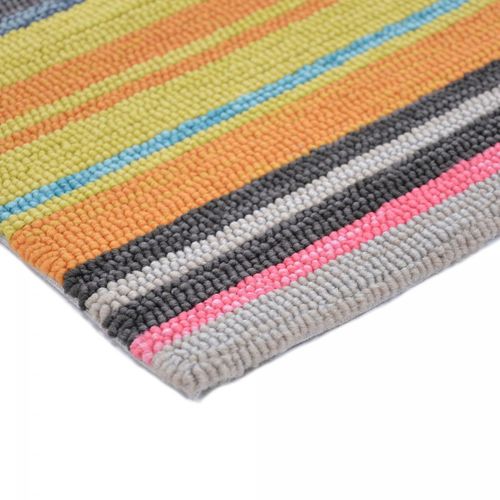 Tapis Extérieur 140x200 Tissé Kilim Multicolore Lavida