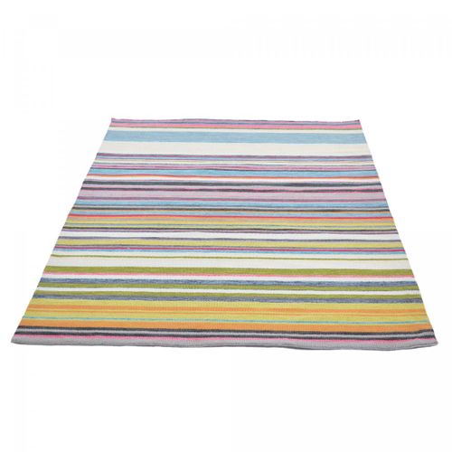 Tapis Extérieur 140x200 Tissé Kilim Multicolore Lavida