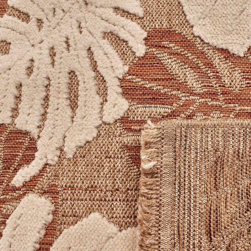 Tapis Extérieur 60x90 Tissé Kilim Maron Et Gris Zephyr 1