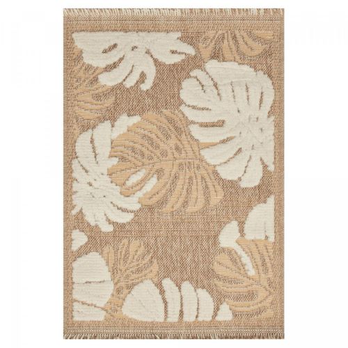 Tapis Extérieur 60x90 Tissé Kilim Maron Et Gris Zephyr 1