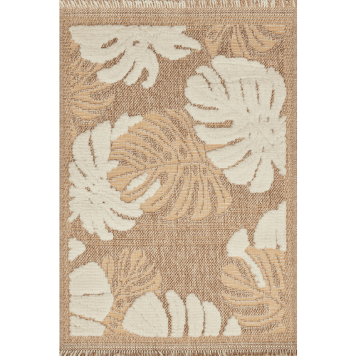 Tapis Extérieur 60x90 Tissé Kilim Maron Et Gris Zephyr 1