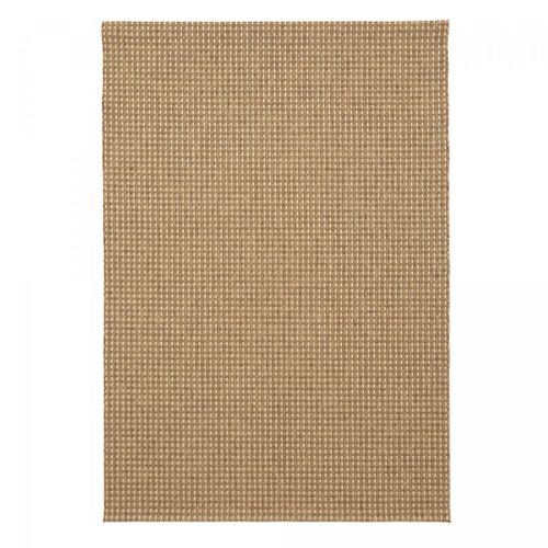 Tapis Extérieur 80x200 Tissé Kilim Marron Et Beige Botani 1