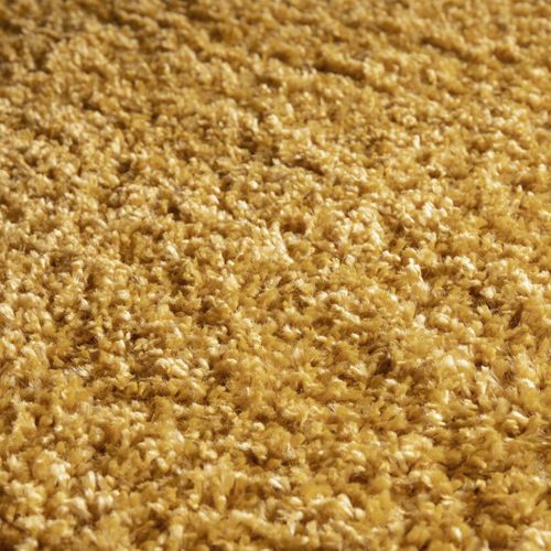 Tapis Shaggy 160x230 Rectangle Tissé Jaune Motif Uni Croma 5