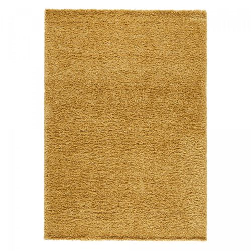 Tapis Shaggy 160x230 Rectangle Tissé Jaune Motif Uni Croma 5