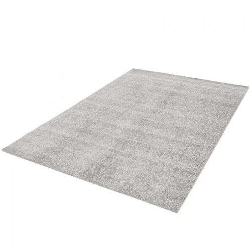 Tapis Chambre 80x150 Tissé Gris Rectangle Motif Uni Alegria