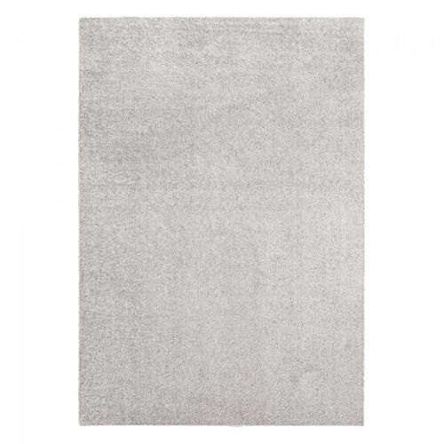 Tapis Chambre 80x150 Tissé Gris Rectangle Motif Uni Alegria