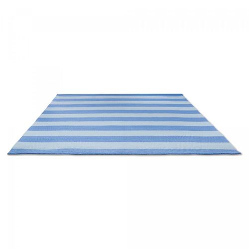 Tapis Extérieur 160x230 Kilim Fait Main Bleu Et Bleu Ciel Lille