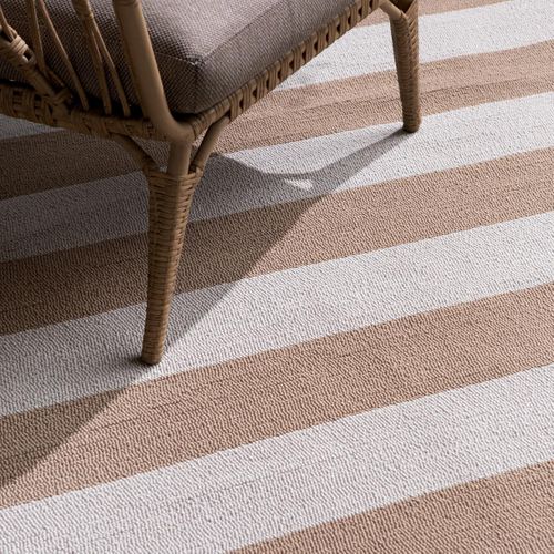 Tapis Extérieur 200x280 Kilim Fait Main Noisette Lille