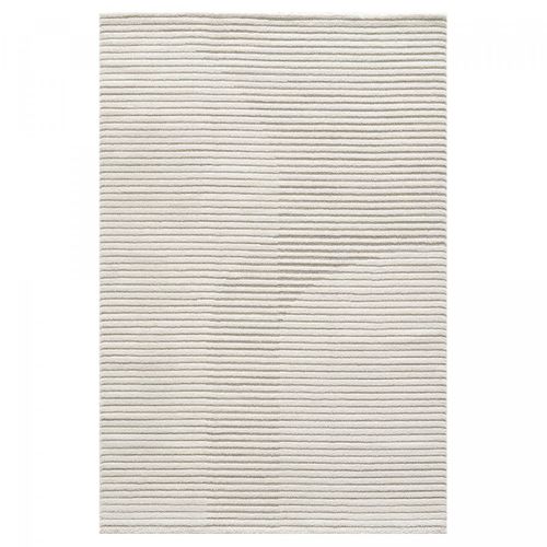 Tapis Salon 140x200 Tissé Crème Rectangle Motif Simple Lyn9 Cernan