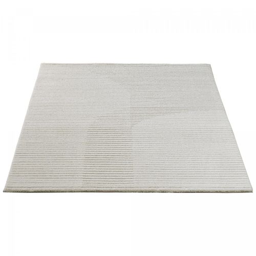 Tapis Salon 140x200 Tissé Crème Rectangle Motif Simple Lyn9 Cernan