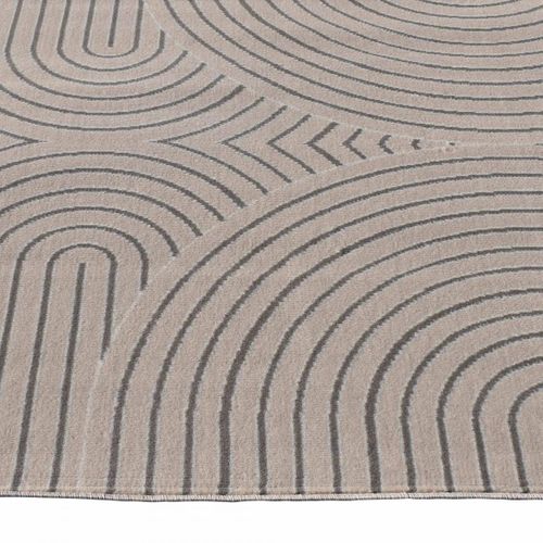 Tapis Salon 120x170 Lyn1 Tincia Beige, Tapis Ton Sur Ton Moderne