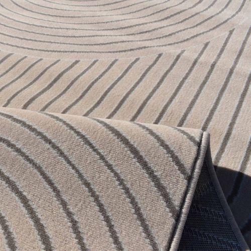 Tapis Salon 160x230 Lyn1 Tincia Beige, Tapis Ton Sur Ton Moderne