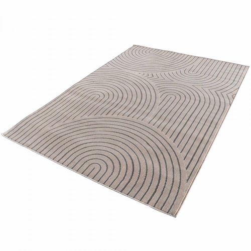 Tapis Salon 160x230 Lyn1 Tincia Beige, Tapis Ton Sur Ton Moderne