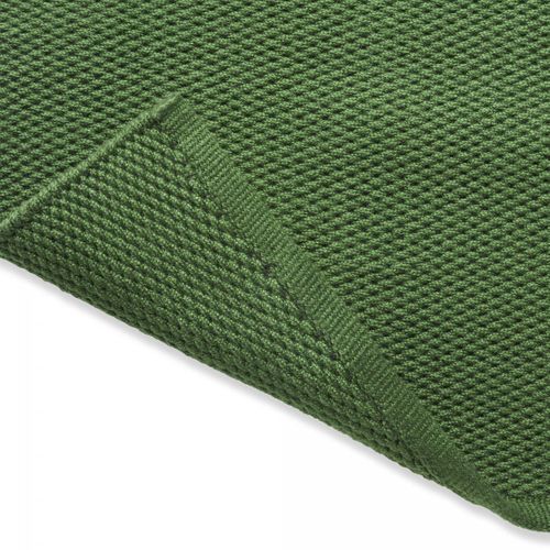 Tapis Extérieur 200x280 Kilim Fait Main En Pet Vert Et Beige Deck