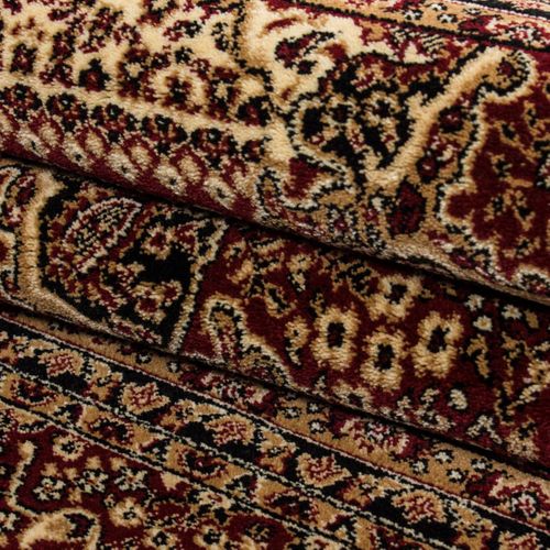 Tapis Orient 300x400 Rectangle Rouge Tissé Motifs Orientaux Bisko