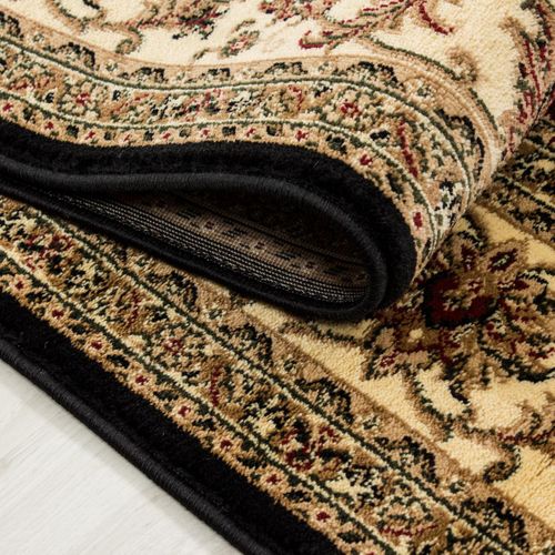 Tapis Orient 300x400 Rectangle Noir Tissé Motifs Orientaux Bisko 1