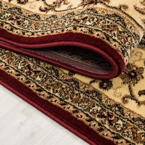 Tapis Orient 240x340 Rectangle Rouge Tissé Motifs Orientaux Bisko 1