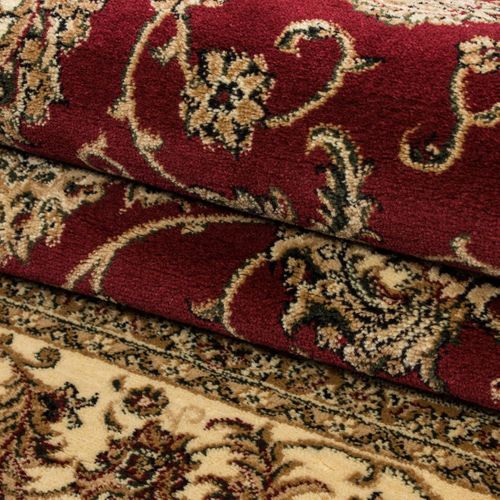 Tapis Orient 240x340 Rectangle Rouge Tissé Motifs Orientaux Bisko 1