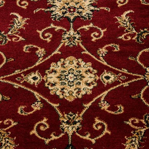 Tapis Orient 240x340 Rectangle Rouge Tissé Motifs Orientaux Bisko 1