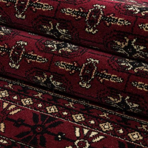 Tapis Orient 300x400 Rectangle Rouge Tissé Motifs Orientaux Bisko 3