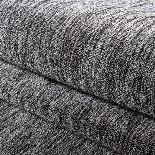 Tapis Chambre 80x250 Tissé Gris Rectangle Motif Uni Sakrda